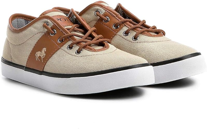 tenis polo masculino bege