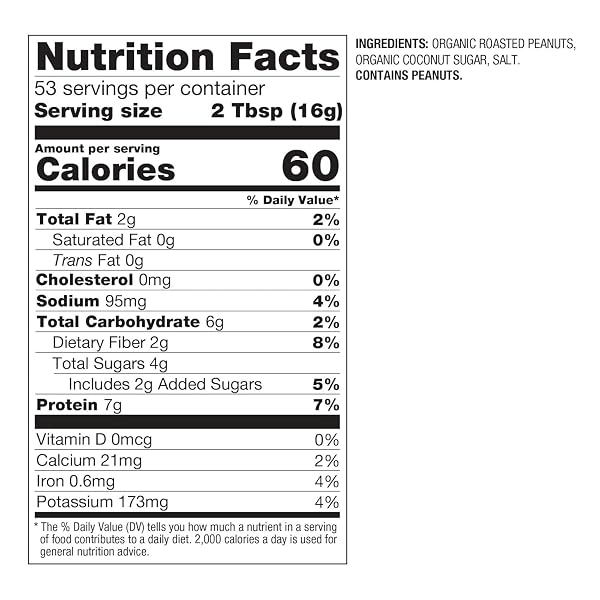 PBFIT 30 OUNCE ORGANIC PEANUT BUTTER POWDER, POWDERED PEANUT SPREAD FROM REAL ROASTED PRESSED PEANUTS, 7G OF PROTEIN 7% DV, GLUTEN-FREE, 60 CALORIES, 87% LESS FAT (PACK OF 1)
