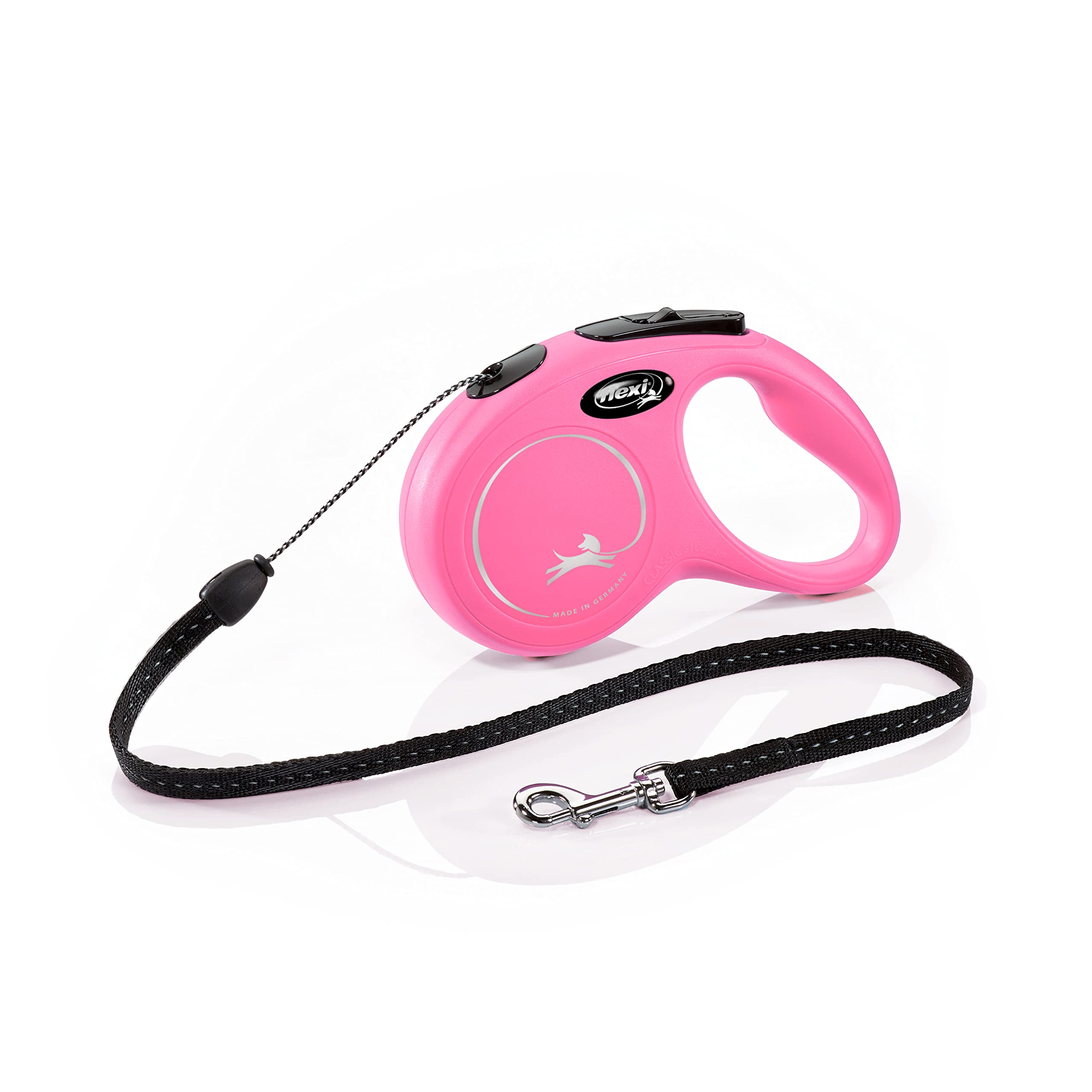 flexi Classic S Cord 5 m pink, retractable leash for dogs up to 12 kg — image 1