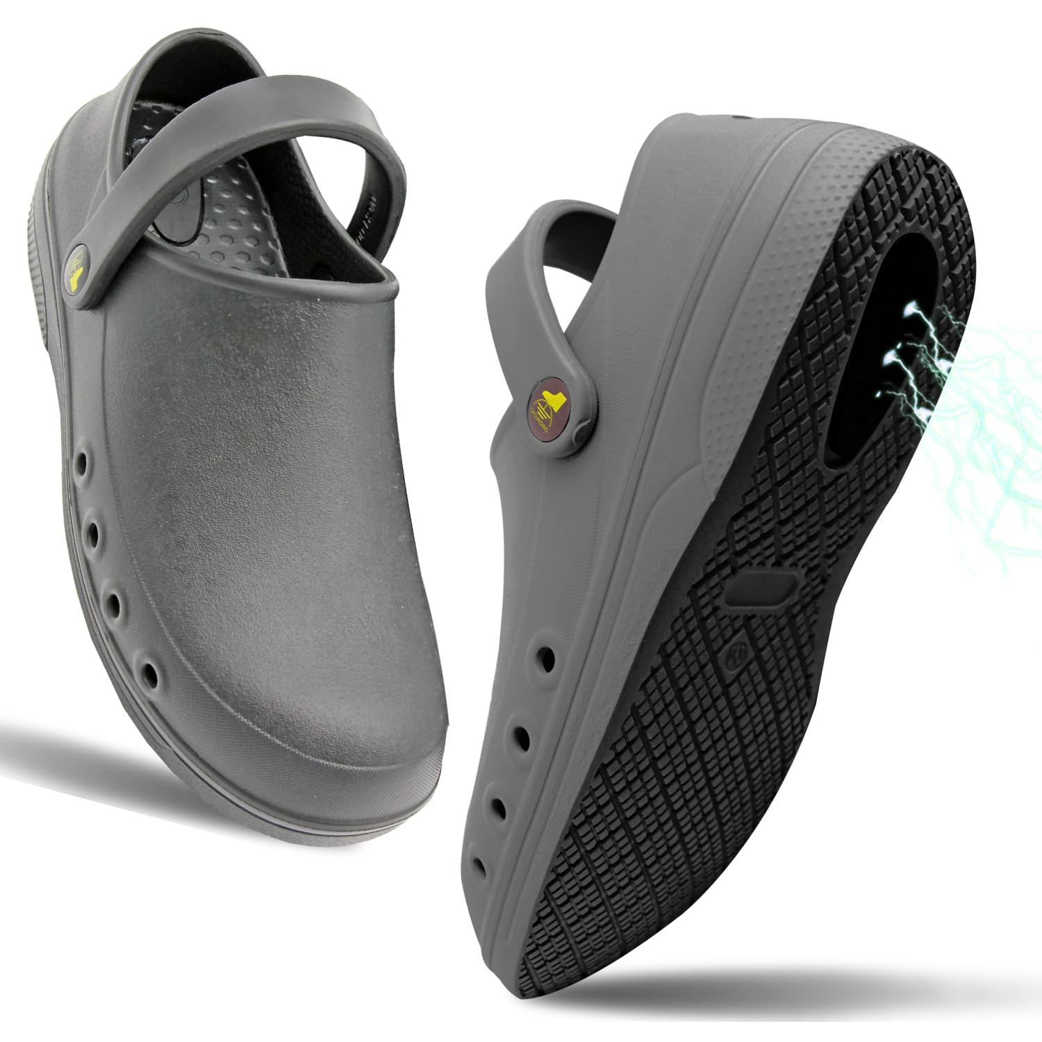 earthinglife Grounding Clogs with Adjustable Strap Super Soft Graphene ...