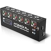 CME H12MIDI Pro Portable USB Host MIDI Interface | Router, Filter, Mapper, TRS A/B + USB-C, 480 Channels, 9V/5V Dual Power, For Complex Rigs and Pedalboards