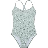 Gottex Kids Criss Cross Tie Back One Piece Swimsuit Chlorine Fade Resistant and Built-in UPF UV 50+ Protection