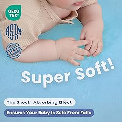 Baby Play Mat for Floor,1.3" Thick Memory foam