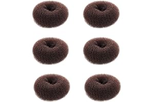 Extra Small Hair Bun Maker for Kids, 6 PCS Hair Donut Sock Bun Form for Girls, Mini Doughnut Shaper for Short and Thin (Small