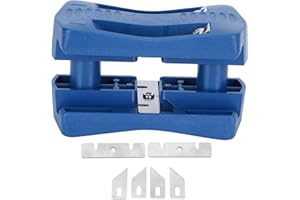 Banding Trimmer, Manual Wood Trimming Machine with 2 Blades, PVC Material, Woodworking Tool for Furniture, Cabinet, Decor