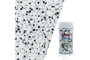 KANDLRIK 10mm Small Candy Eyes for Decorating Edible Candy Eyes Eyeballs Halloween Sprinkles for Cake Decorations, Baking, Ice Cream, Cookies, Cupcake Topper 3OZ