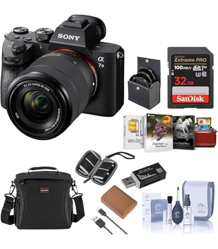Amazon.com : Sony Alpha 7 III Full Frame Mirrorless Camera Kit