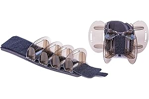 Aqualogix Medium Resistance Hybrid Aquatic Training Fin Set - Smoke | Aquatic Cuffs | Quick Start Guide | Leg Water Weights | Strength, HIIT & Swim Training | Pair (MRPCFIN)