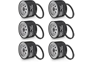 FHSJXR 49065-0721 Oil Filter 49065-7007 for Kawasaki FR691V FR730V FR651V FR600V FX600V FX730V FS691V FS651V FR651V Engines, Pack of 6