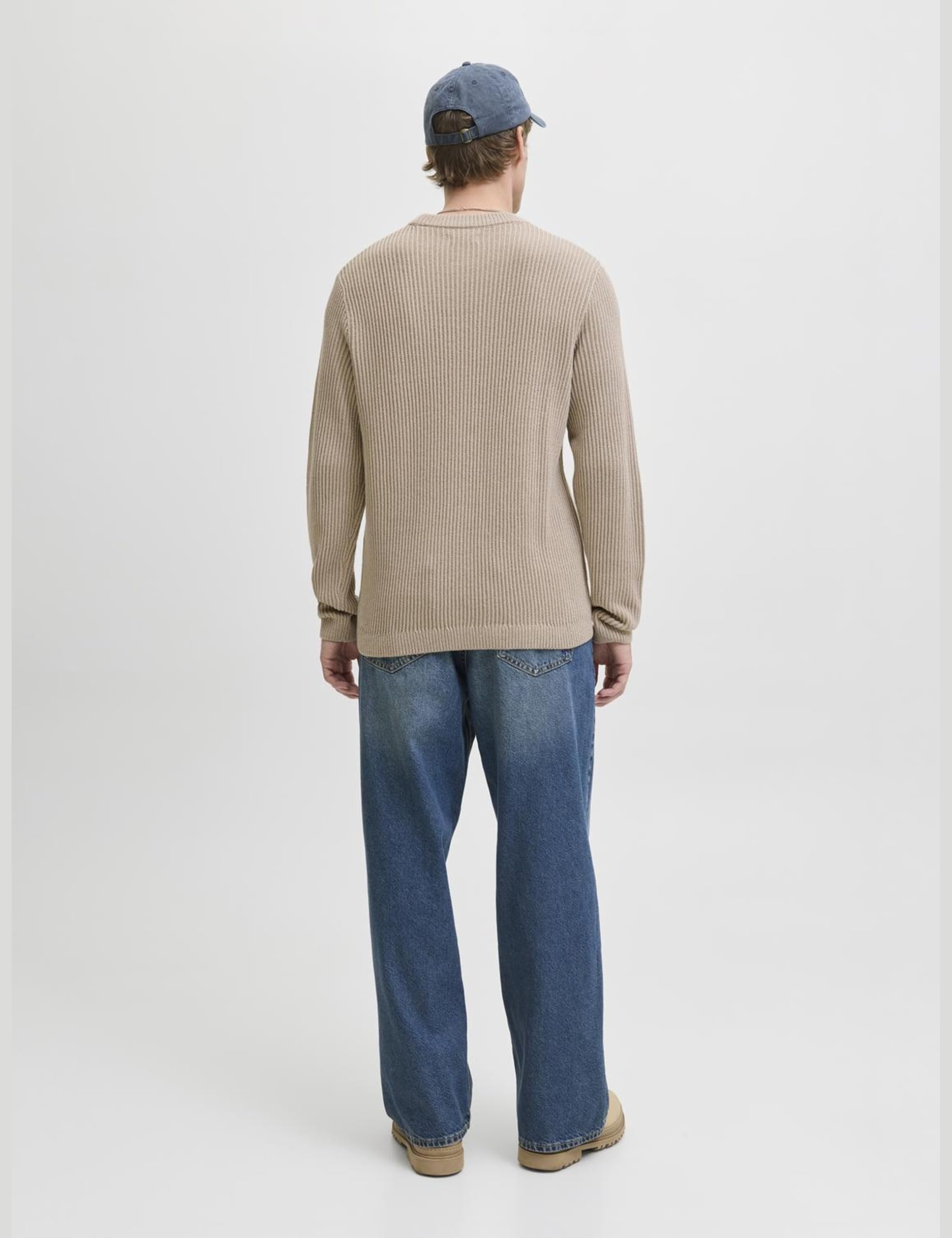 JACK & JONES Jjedover Knit Crew Neck Sn 3