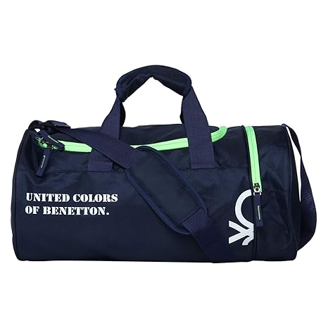 benetton gym bag blue