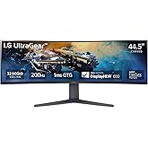 45” LG Ultragear™ 45GR65DC-B DQHD Gaming Monitor/VESA DisplayHDR™600 / DCI-P3 95% (Typ.) / 200Hz / VA 1ms (GtG) / AMD FreeSyn