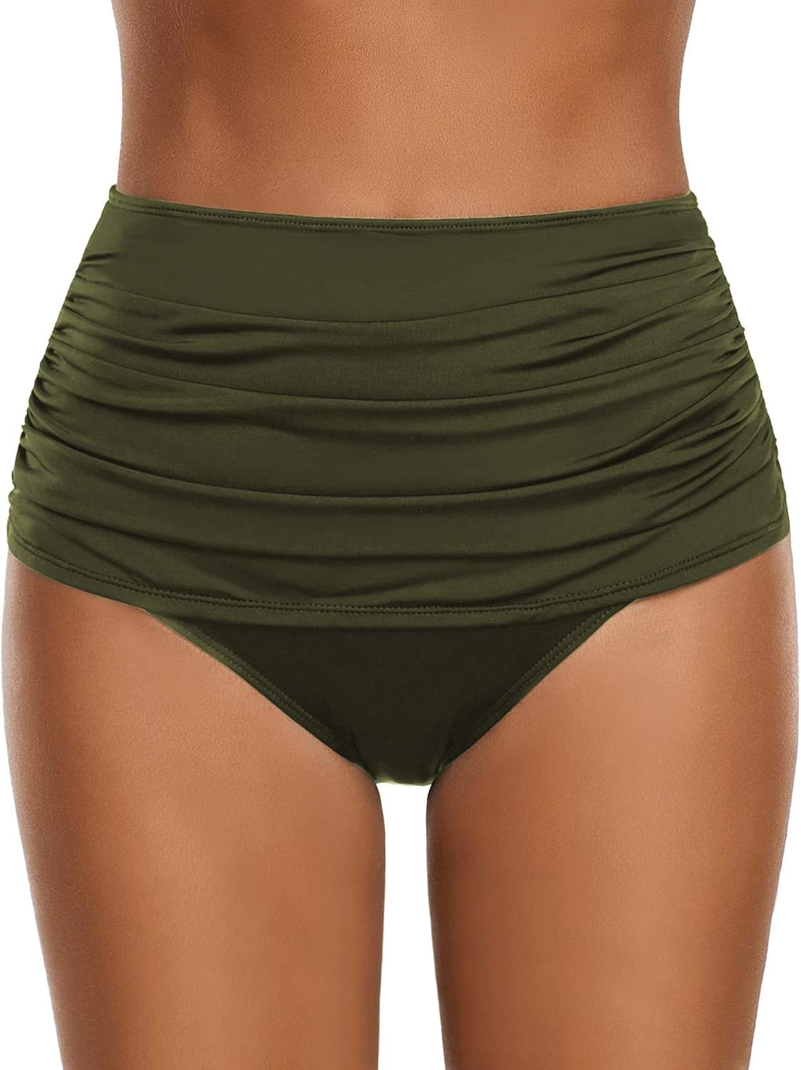 high waisted bikini bottom shorts