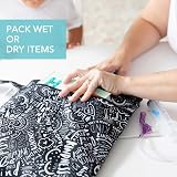 Bumkins Waterproof Wet Dry Bag Baby Travel Be Kind view 3