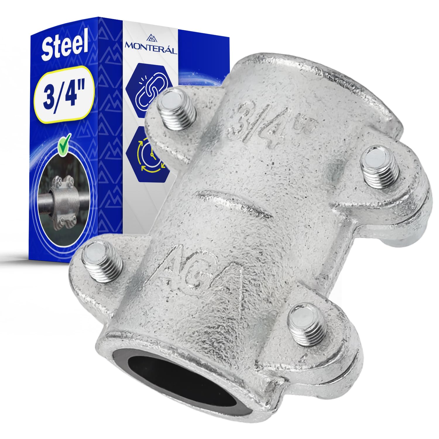 Steel Clamp 3/4” for Steel Pipe Repair - MONTERAL