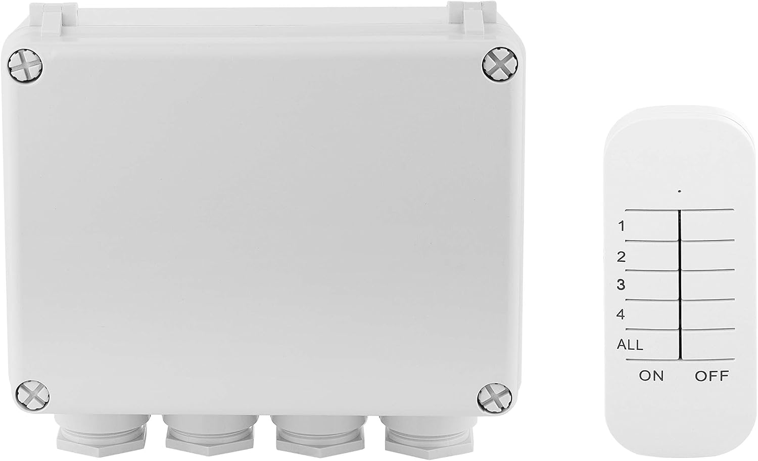 Smartwares 3 Channel Receiver and Remote Control – Plug & Connect – 30 ...