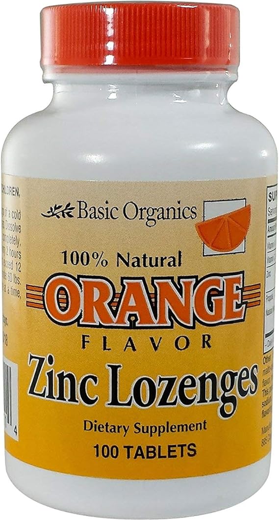 ZINC LOZENGES ORANGE 100 Health & Personal Care