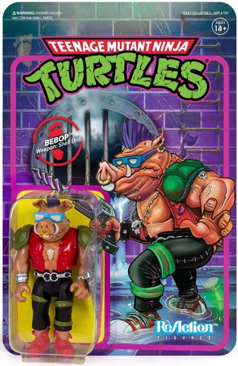 SUPER7 ReAction Action Figure - TMNT Bebop