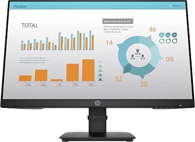 HP P24 G4 FullHD 24" Monitor 1920x1080 60Hz HDMI DP VGA 1A7E5AA Renewed