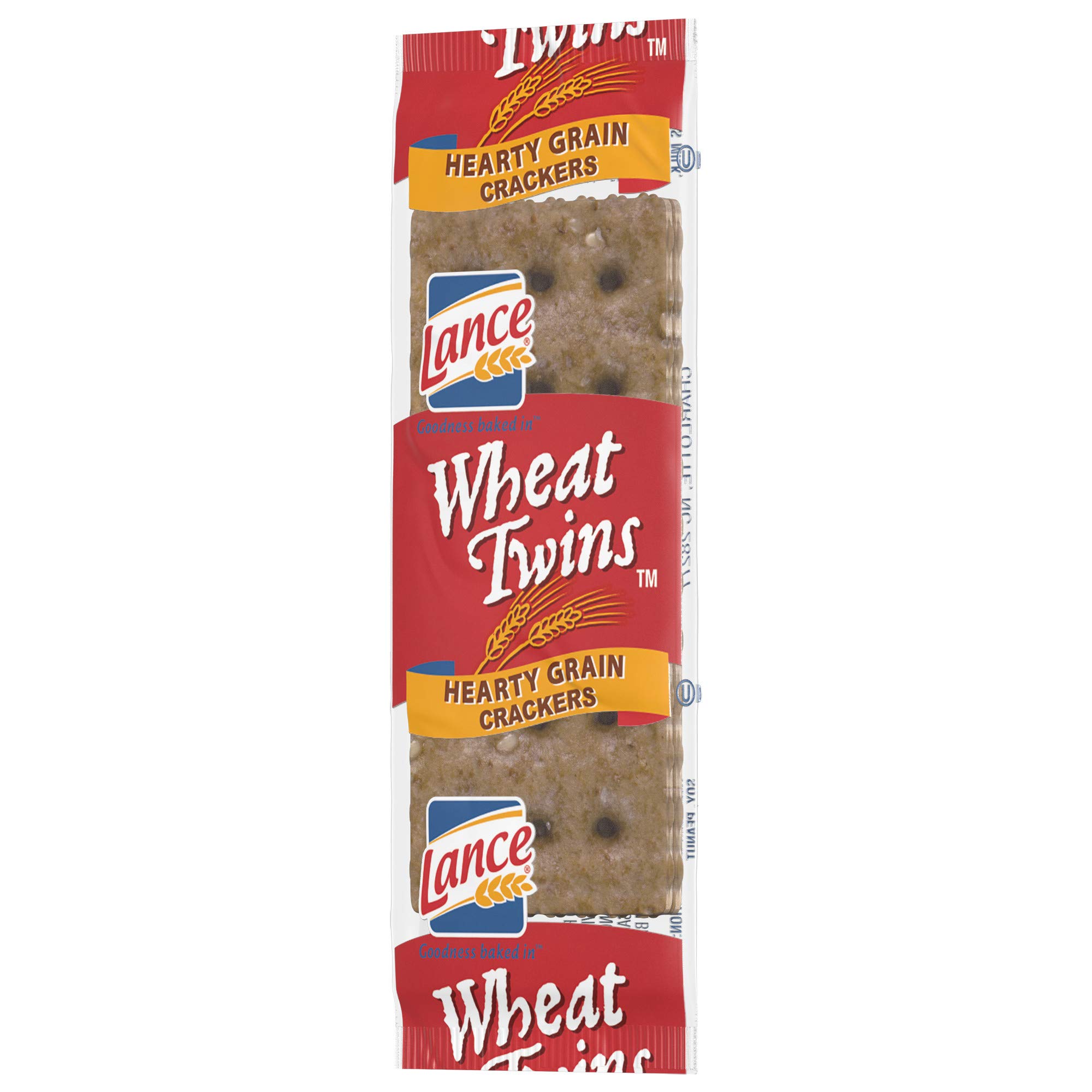 Lance Wheat Crackers, Wheat Twins, 500 Count Single Serve Packs
