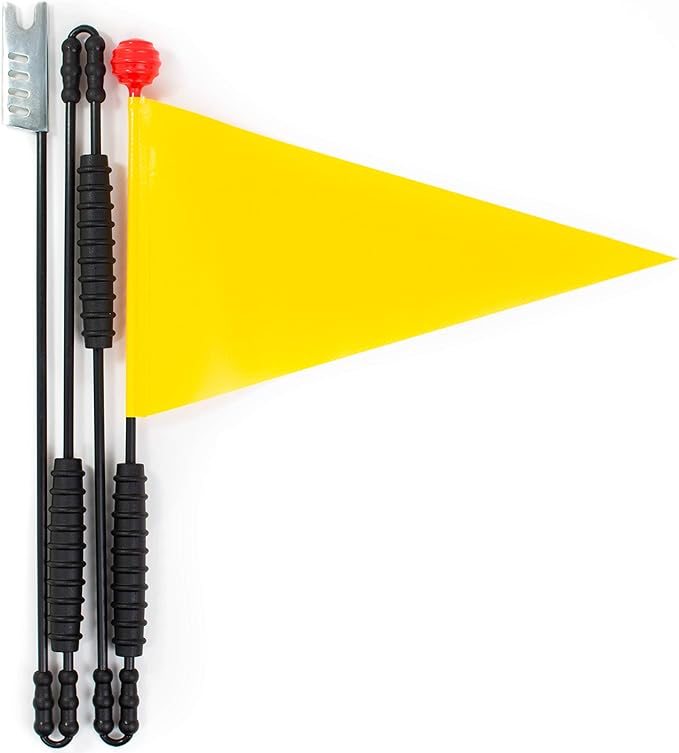 Drapeau De Sécurité Pour Vélo 160 Cm - Rétractable, Réfléchissant, Imperméable, Pour Poussette, Fauteuil Roulant