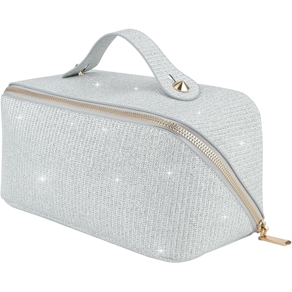HomeSoGood Pailletten Make-up-Tasche – Glitzer-Kosmetiktasche Mit Reißverschluss, 19x7x9,5 Cm – Praktisch Für Unterwegs