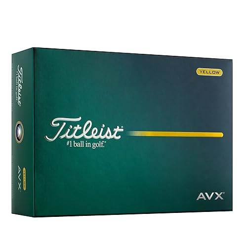 Titleist AVX Golf Balls, Yellow (one Dozen)