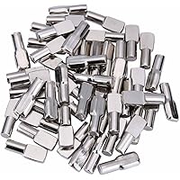 120 Packs Shelf Pins, 5mm Shelf Support Pegs Spoon Shape Cabinet Furniture Tbestmax