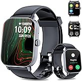 ISKOVI 1.91" Smart Watch for Men,Smart Watches for Women,Fitness Tracker with Message Call Function,120+ Sport Modes, IP68 Waterproof,24 Hours Heart Rate/Sleep Monitor,for Android/iOS