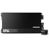 AudioControl EPIC2000 Monoblock Car Audio Subwoofer Amplifier 2000W Class D | Bass boost equalizer, remote control knob, subsonic filter, low pass crossover, built-in protection, pair with The EPICENTER