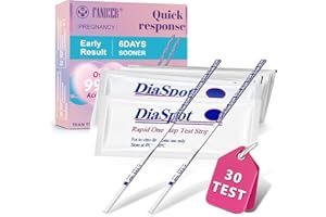 30 Pack Pregnancy Test Strips, Portable pregnancy tests strip, Pregnancy Test Strips for Early Detection, Rapid detection wit