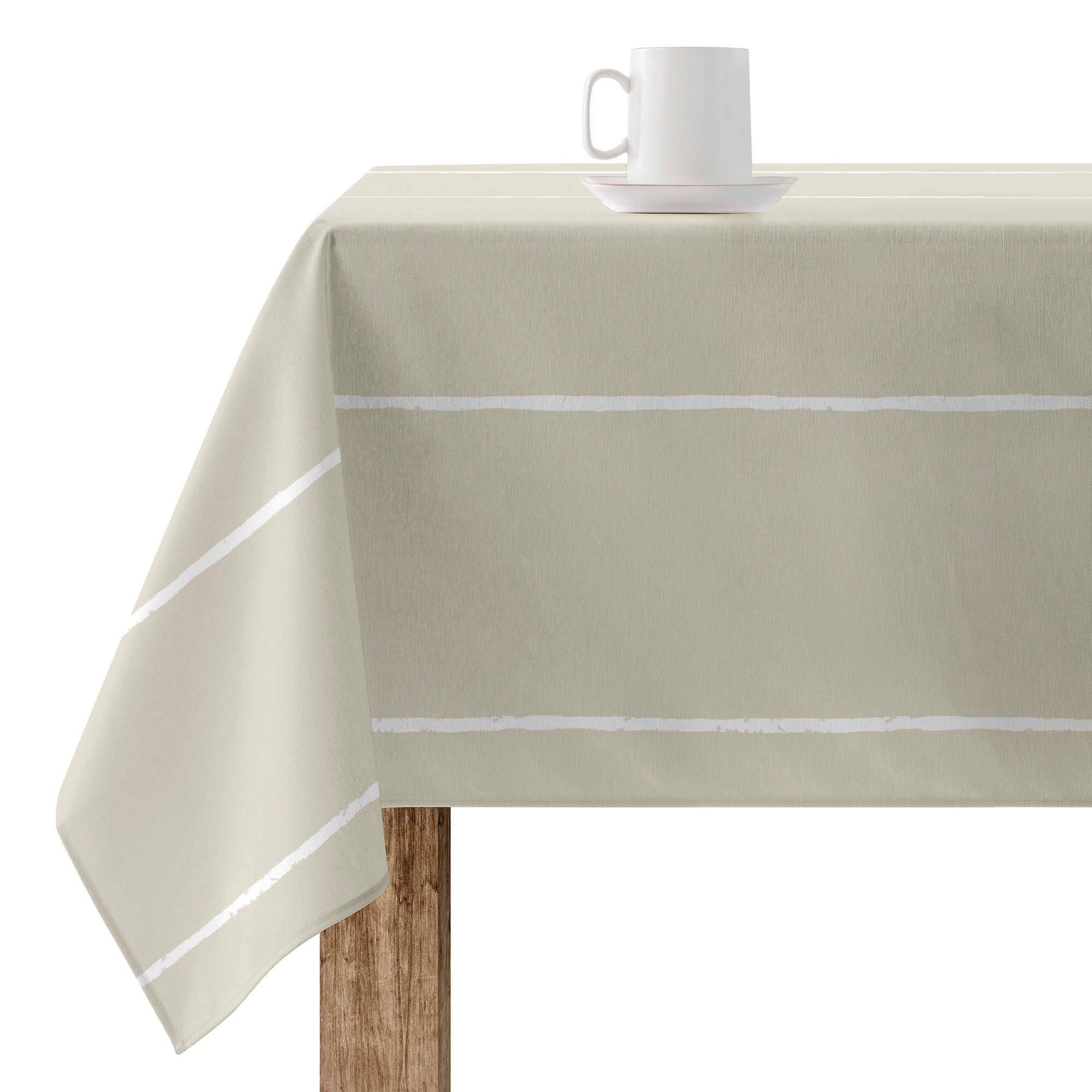 BELUM | Stain Resistant Tablecloth Size 240 x 155 cm - Extra Soft Touch Tablecloth Colour Multicolor - Fabric Tablecloth 100% Organic Cotton Model 0120-320