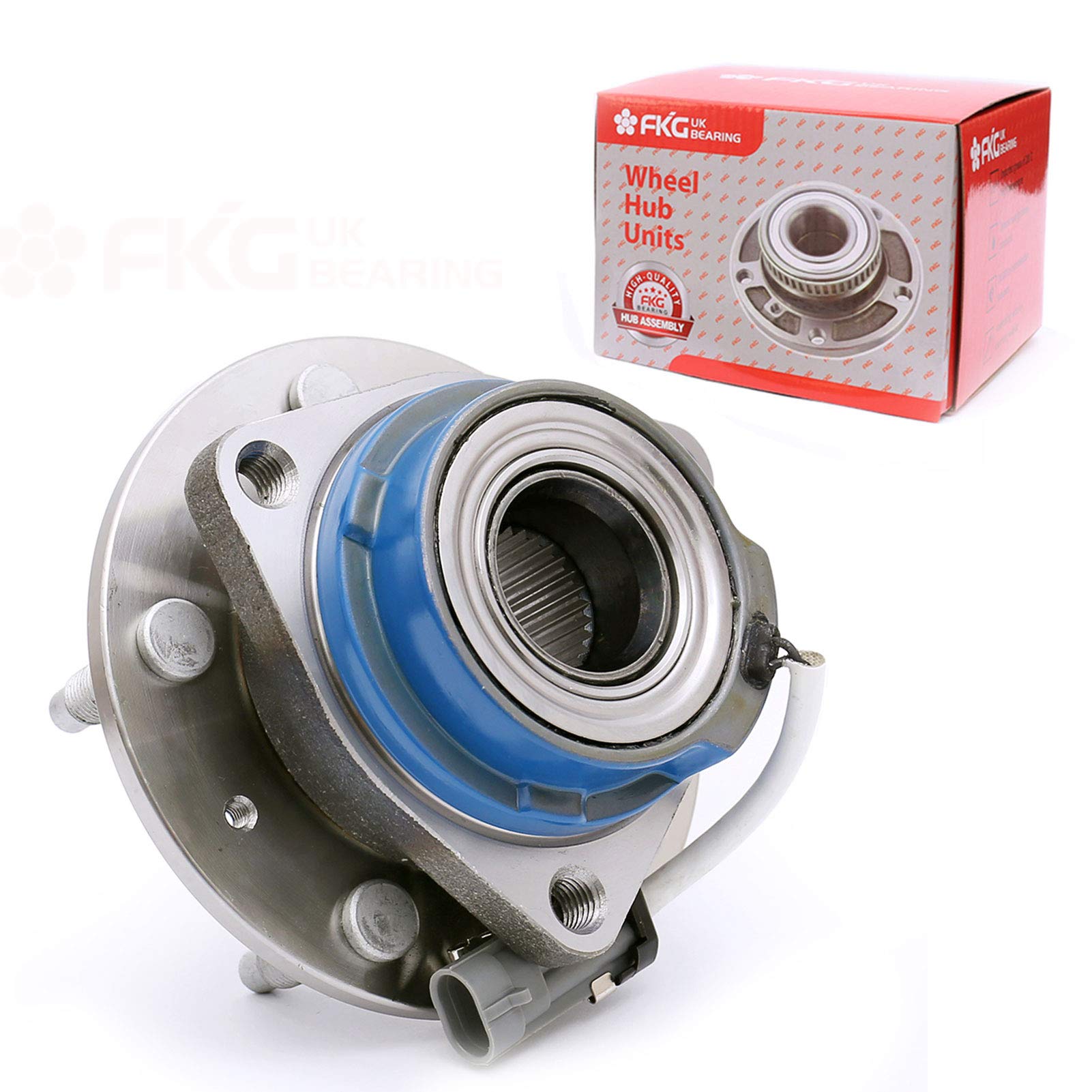 FKG 512223 Rear Wheel Bearing Hub Assembly fit for 2003-2007 Cadillac CTS, 2005-2011 Cadillac STS, 5 Lugs W/ABS Image