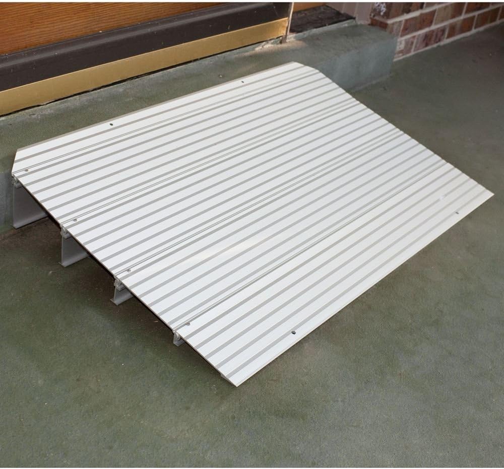 Silver Spring THR4 4.25" H Aluminum Mobility Threshold Ramp for Wheelchairs, Scooters, and Power Chairs: Automotive