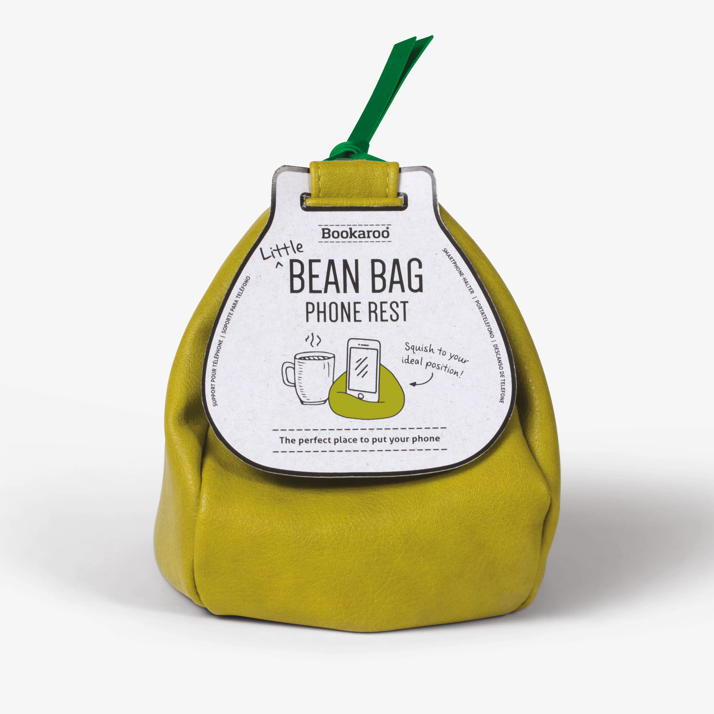IF Bookaroo Little Bean Bag Phone Rest - Chartreuse