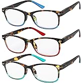 Success Eyewear Reading Glasses Set of 3 Great Value Spring Hinge Readers Men and Women Glasses for Reading