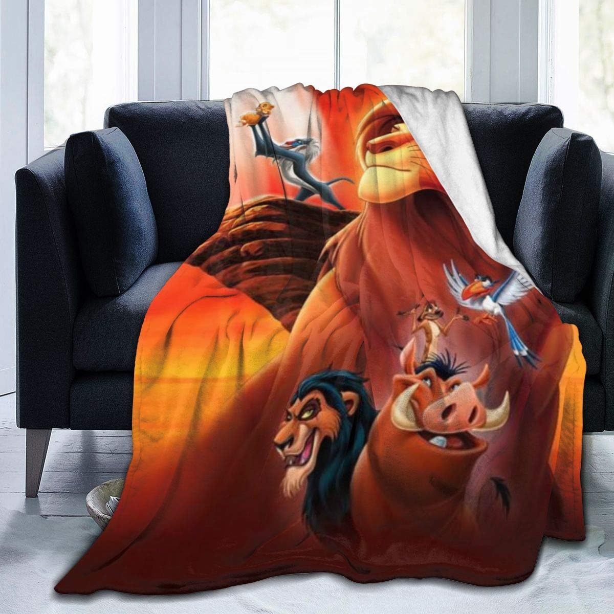 Amazon.com: Fashion Simba The King Lion Blanket Oversized Warm Adult
