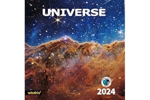 WINDRIO 2024 Wall Calendar,Calendar 2024, November 2023 - December 2024, Wall Calendar Universe, 12" x 24" Opened,Full Page Months Thick & Sturdy Paper for Gift Perfect Calendar Organizing & Planning