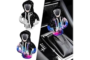 XWQWD Gear Shift Cover 2PCS Gear Shift Hoodie Car Gear Shift Cover Hoodie Car Gear Shift Cover Shifter Cover Gear Shift Cover for Women Shift Knob Cover Cute Gifts -K