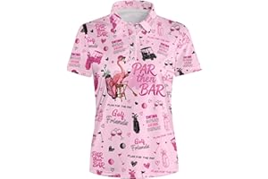Women‘s Golf Polo Shirts Short Sleeve Performance Moisture Wicking Breathable Casual Sports Shirt - Gift for Golf Enthusiasts