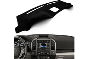MusTree Dash Cover Mat Fit for Ford F150 2015-2020/2017-2022 F250 F350 F450 Super Dduty /2018-2021 Expedition with Light Sensor Dashboard Cover Pad Accessories