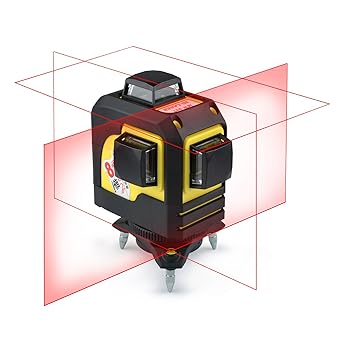 Laser Level Self Leveling Mestek 65 Feet 360 Degree 12 Line Level
