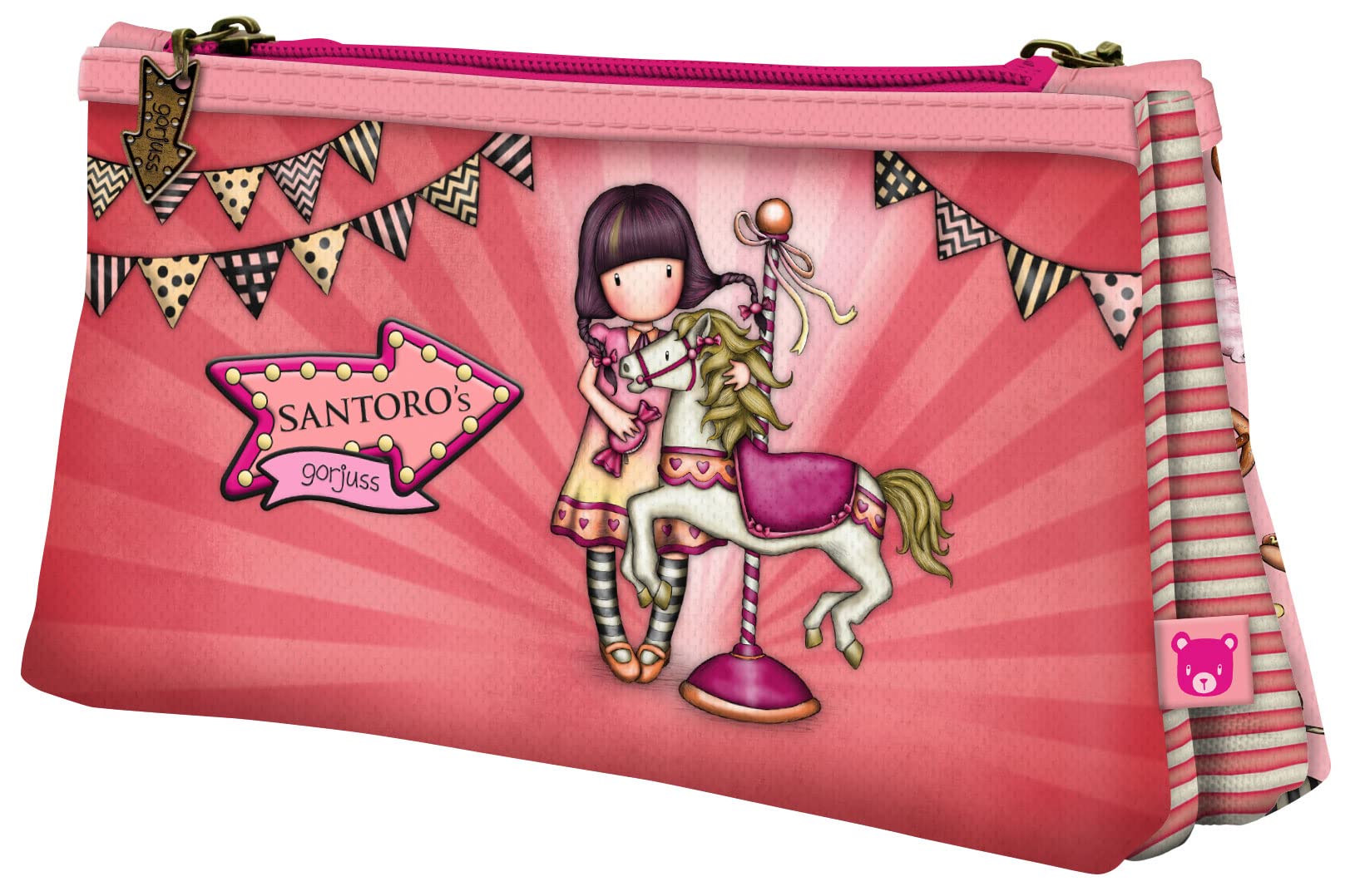 Santoro Gorjuss - Double Pencil Case - Carousel