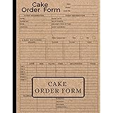 cake order form | cake order book | cake order forms | cake order log book | cake order planner | cake order organizer | cake