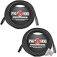 Pig Hog PHM20 20' XLR Cable 2 pack, Speaker
