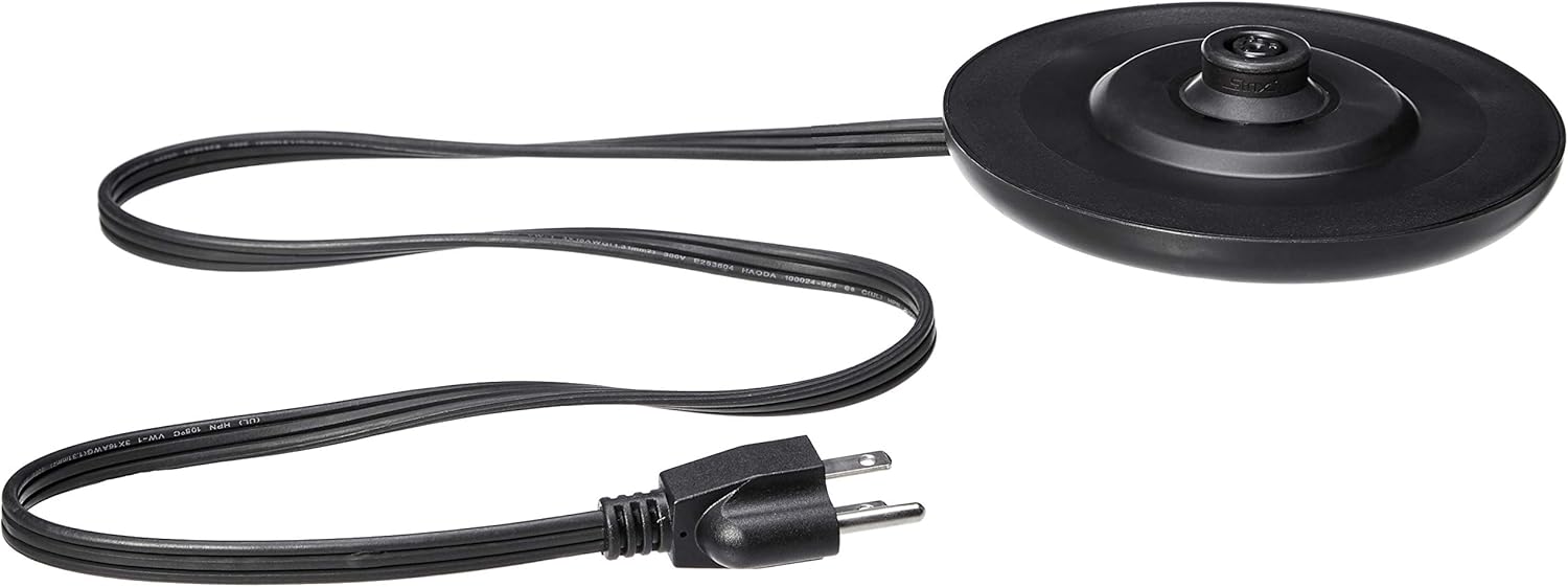 Basics Electric Glass and Steel Kettle - 1.7-Liter: Kitchen & Dining