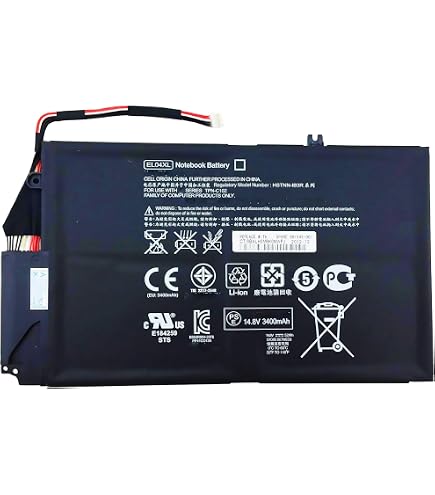 Amazon.com: HBFVG EL04 EL04XL ELO4XL TPN-C102 HSTNN-IB3R 681879