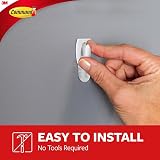 Command Mini Hooks White 6 Hooks 8 Small Adhesive Strips Damage Free Hanging view 3