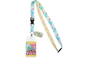 Kpop Demon Hunters Saja Boys 22-inch Lanyard with Clear ID Sleeve and Rubber Charm