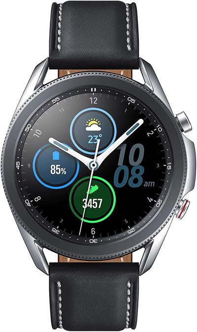 Samsung Galaxy Watch 3 4G 45mm Stainless Steel Smartwatch Mystic Silver UK